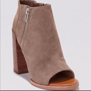 DV Taupe Suede Booties